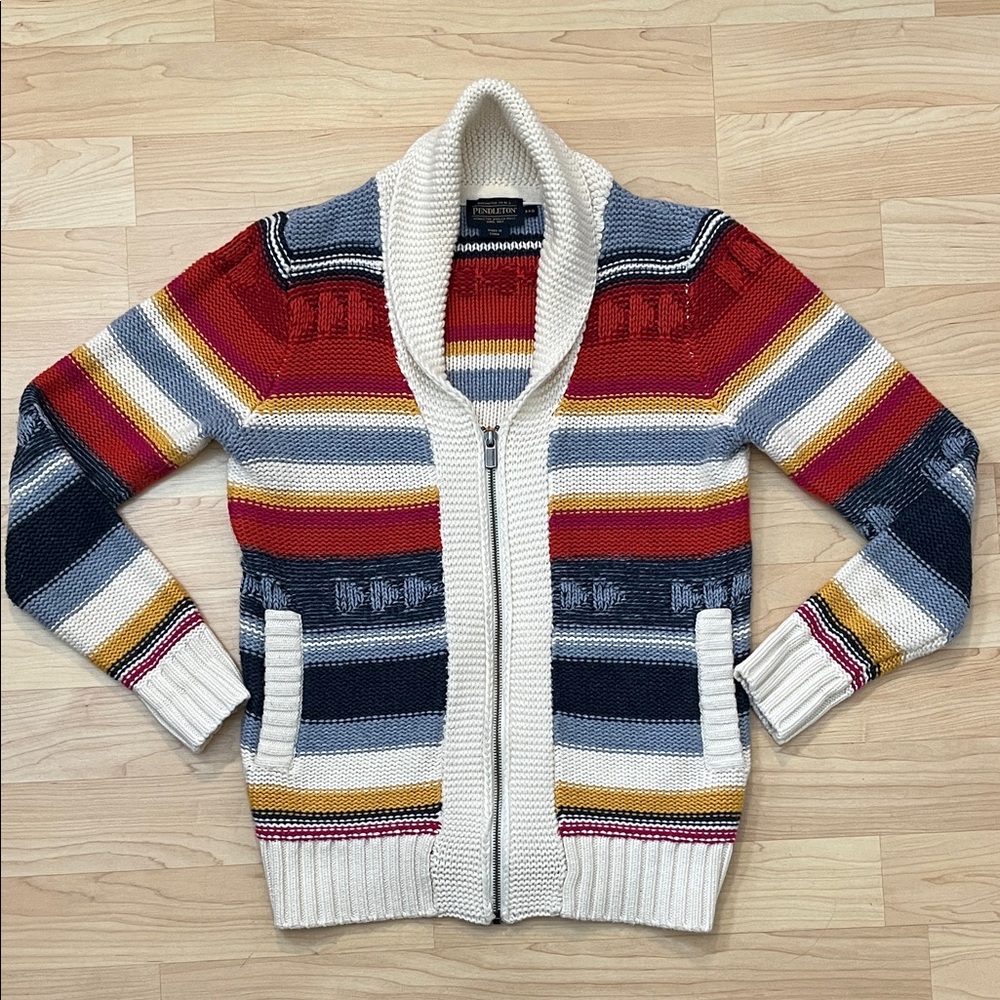 Pendleton Campfire Cardigan Full Zip Sweater Wome… - image 1